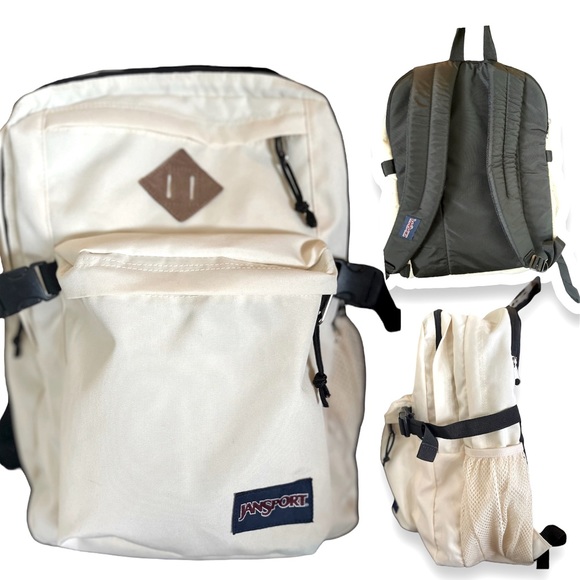 Jansport Bags Jansport Main Campus Backpack Coconut White Cream
